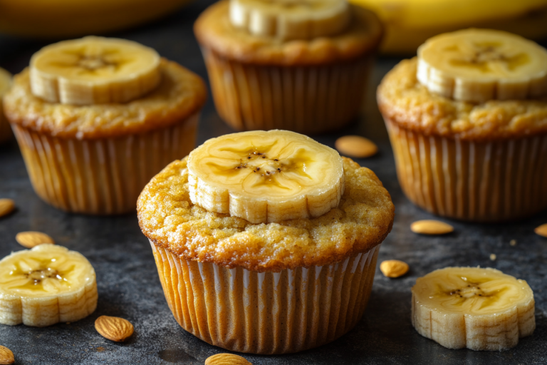 Almond Flour Banana Muffins