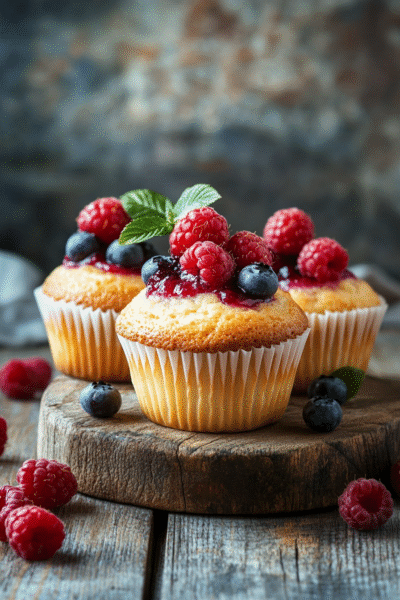 The Best Blueberry Raspberry Muffins Recipe | Cakes Fiesta