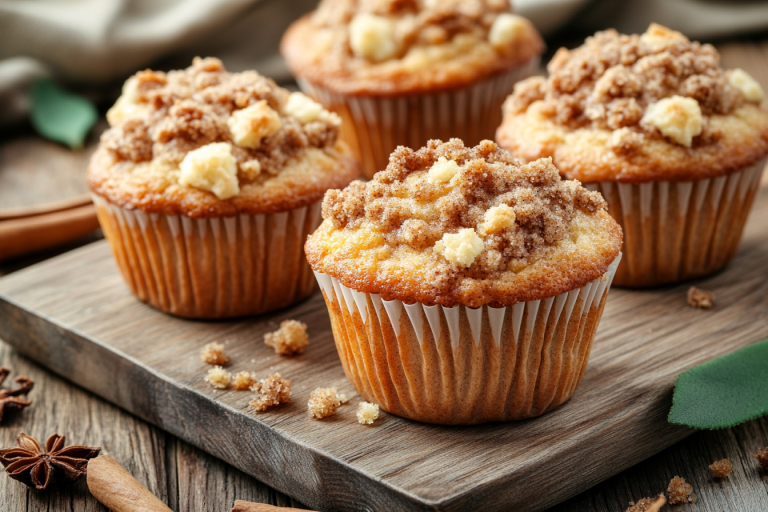 Cinnamon Streusel Muffins