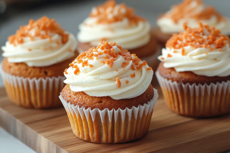 Healthy Carrot Cake Muffins