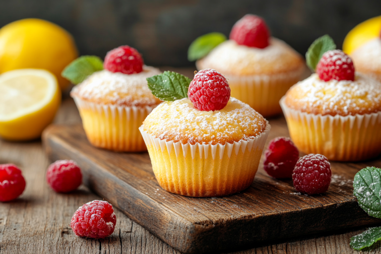 Lemon Raspberry Muffins