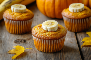 Pumpkin Banana Muffins
