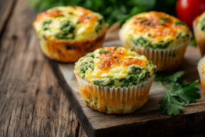 Spinach Cheese Egg Muffins