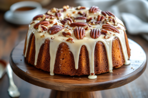 Butter Pecan Poke Cake