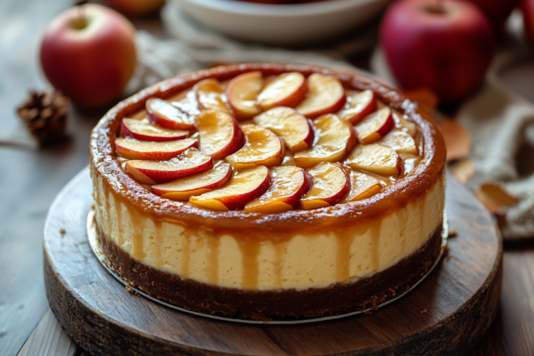 Caramel Apple Cheesecake
