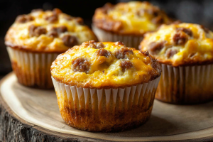 Cheesy Sausage and Egg Muffins