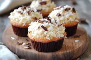 Double Chocolate Coconut Muffins
