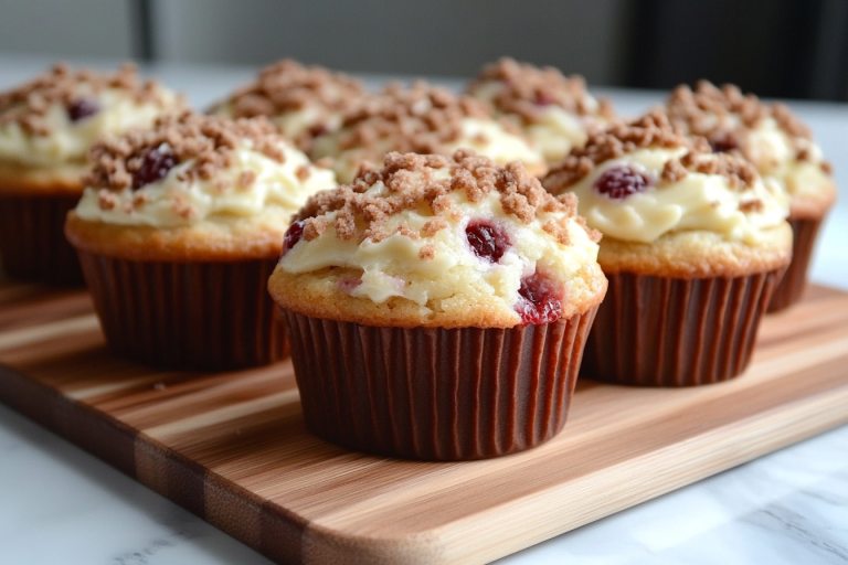 Greek Yogurt Raspberry Muffins