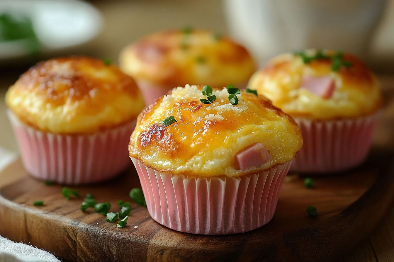 Ham and Cheese Egg Muffins