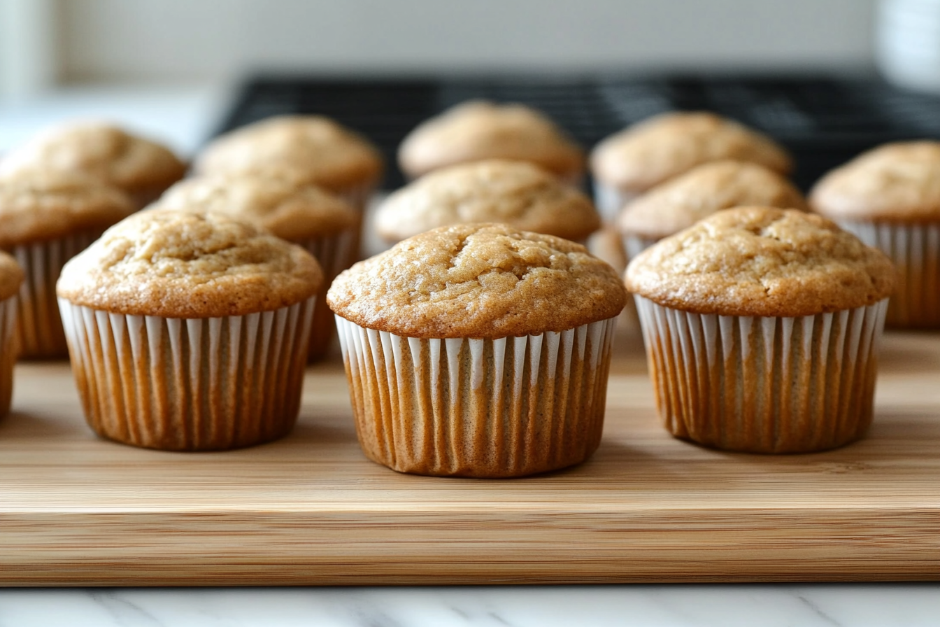 Healthy Peanut Butter Banana Muffins
