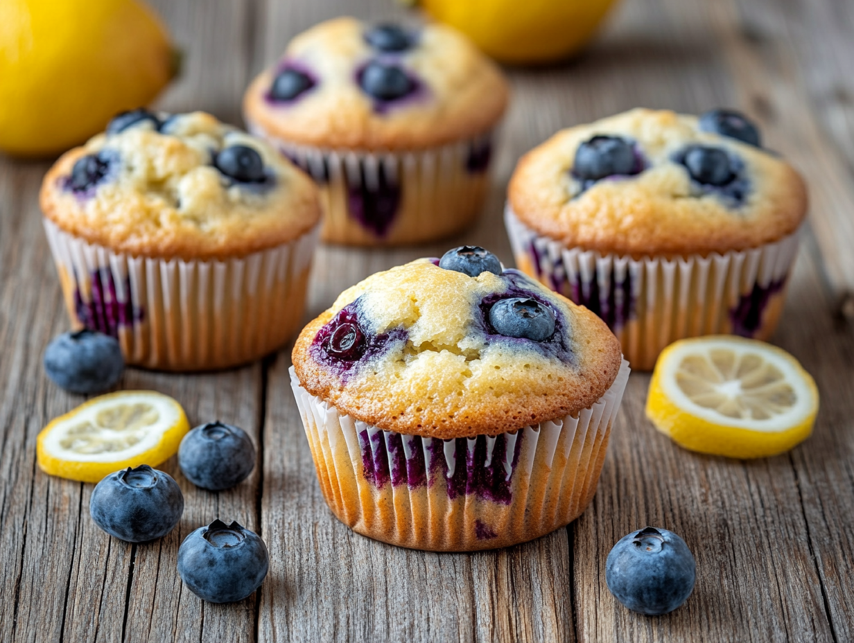 Lemon Blueberry Muffins