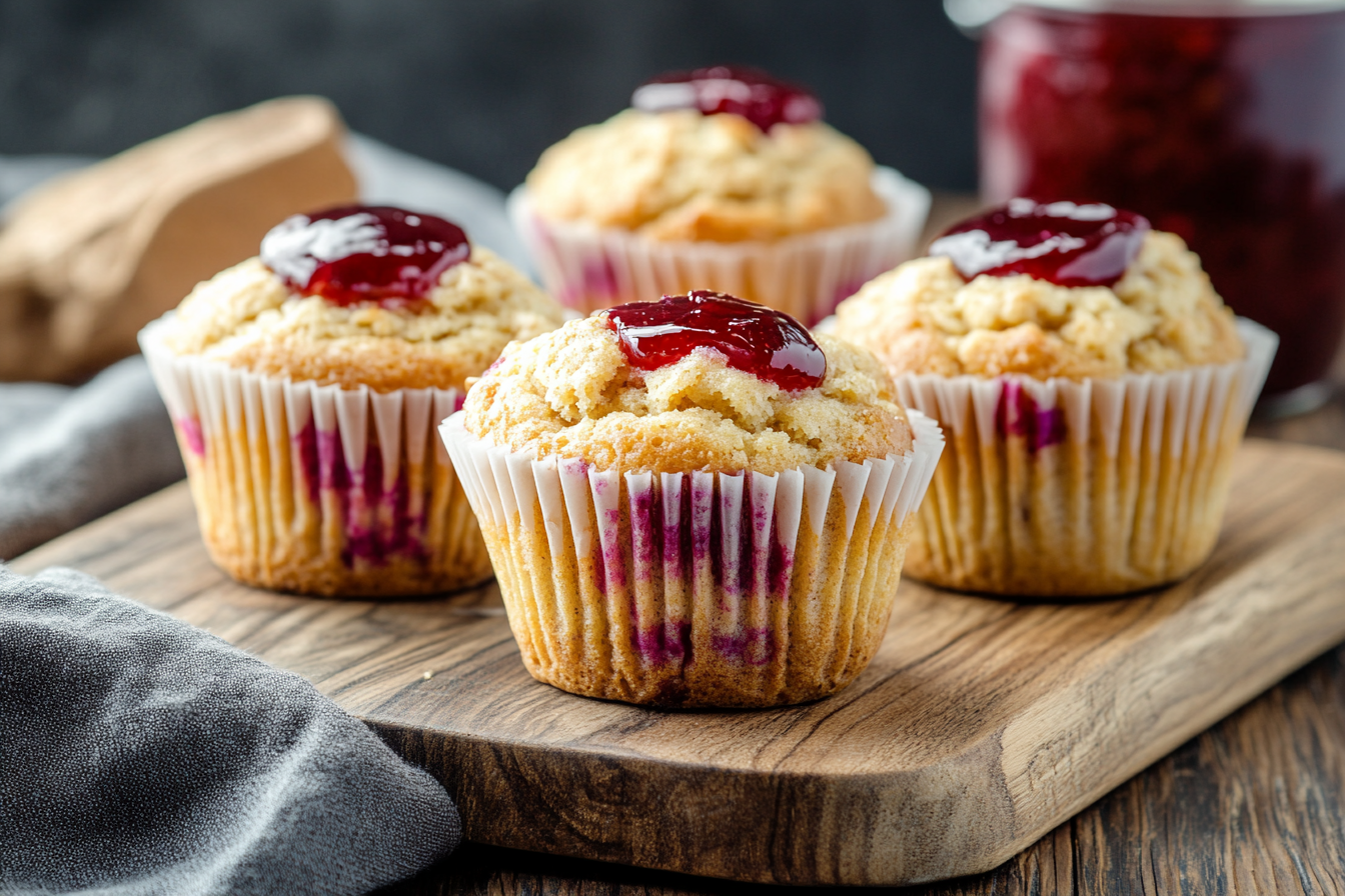 Peanut Butter and Jelly Muffins