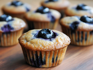 Skinny Blueberry Muffins