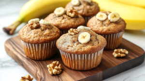 Whole Wheat Banana Walnut Muffins: Your Go-To Healthy Treat!