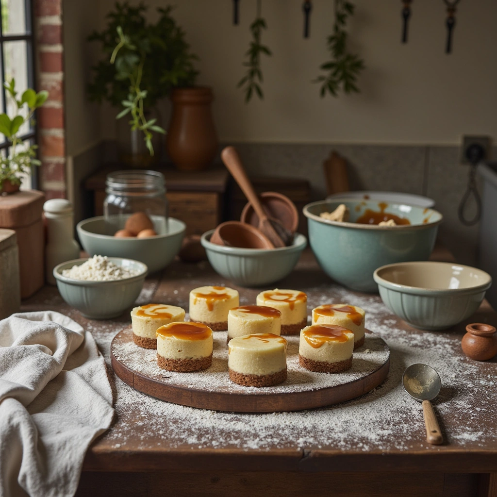 Step-by-Step Guide to Perfect Mini Cheesecakes with Salted Caramel