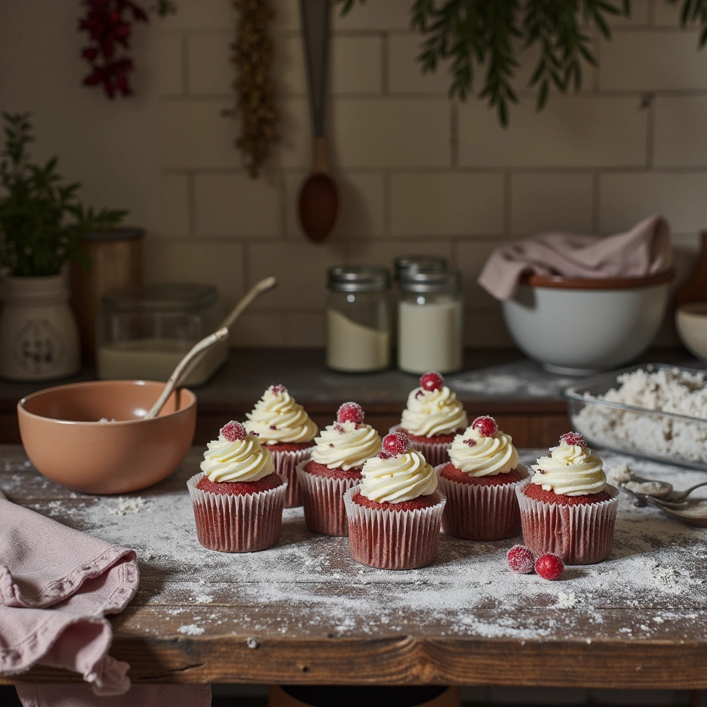 What Are Sparkling Cranberry White Chocolate Cupcakes?