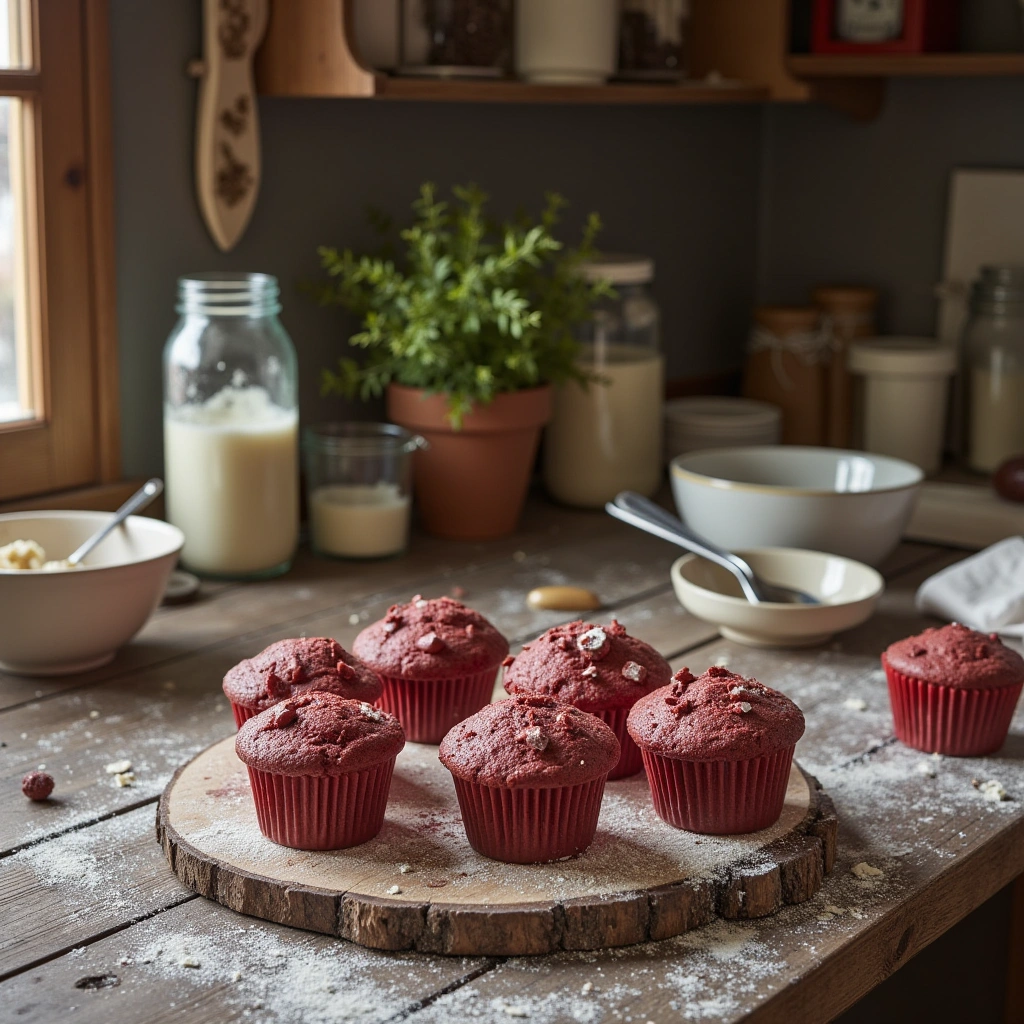 What Are Red Velvet Chocolate Chip Muffins?