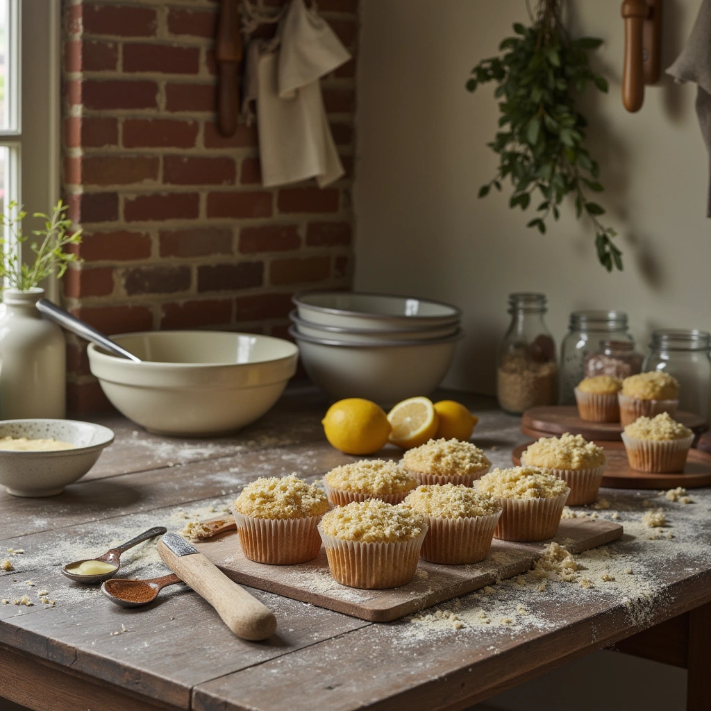 Why Lemon Muffins with Streusel?