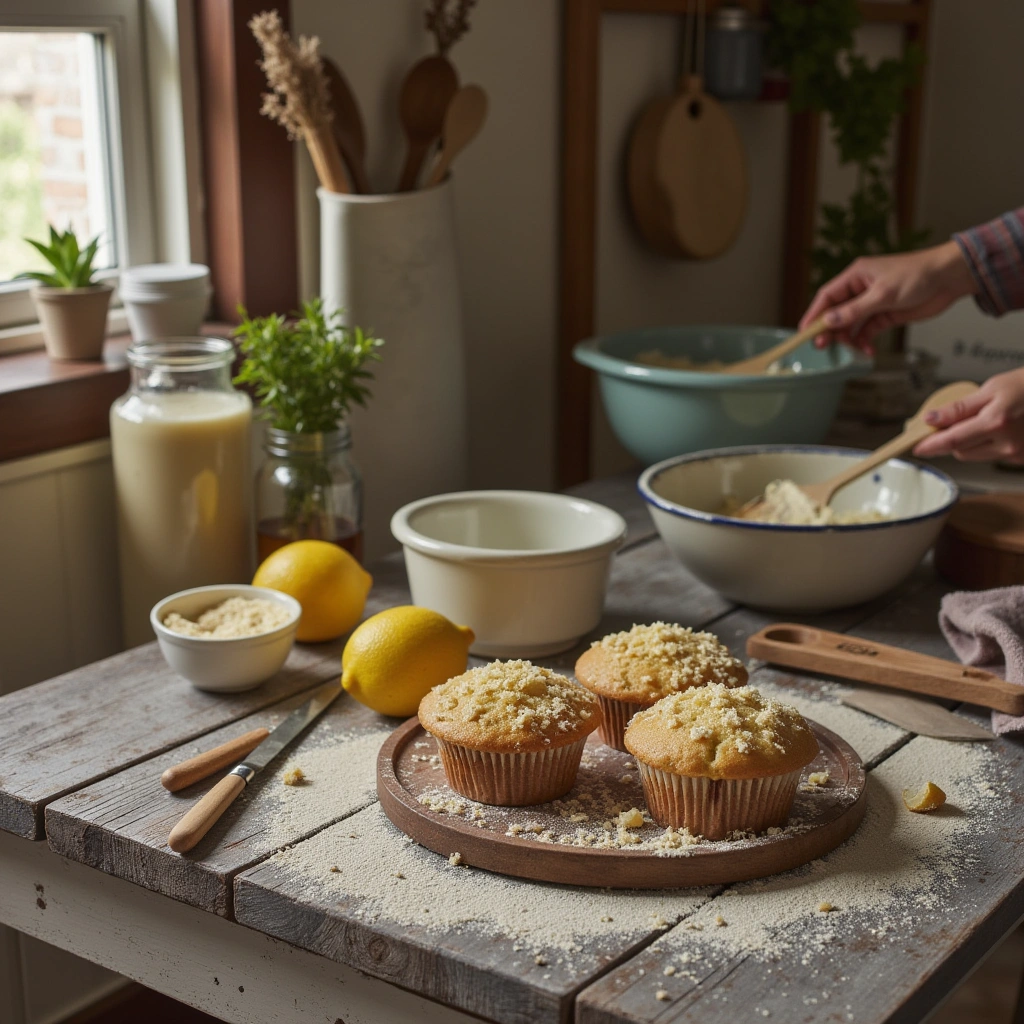 What Makes a Perfect Lemon Muffin with Streusel?
