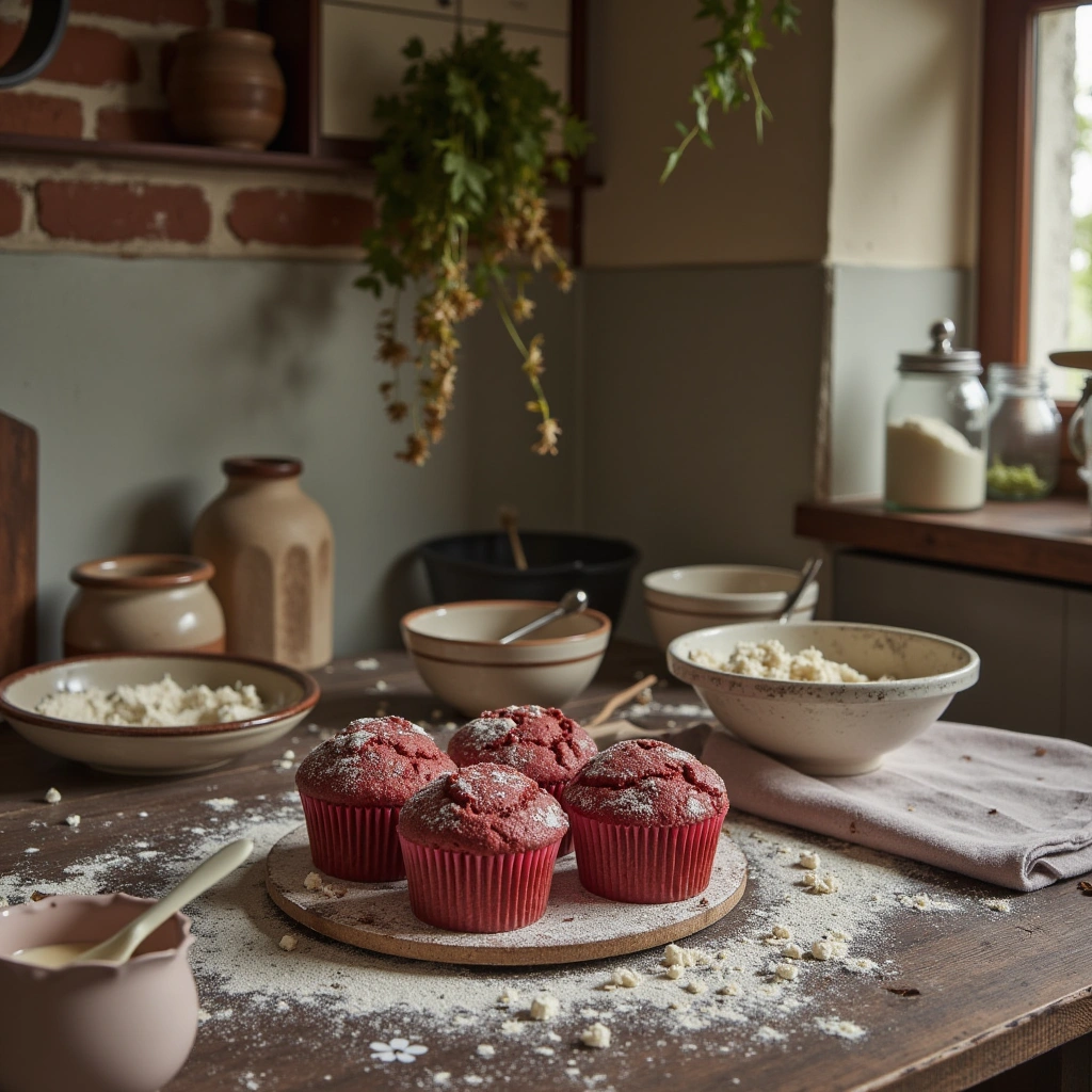 What Are Red Velvet Chocolate Chip Muffins?