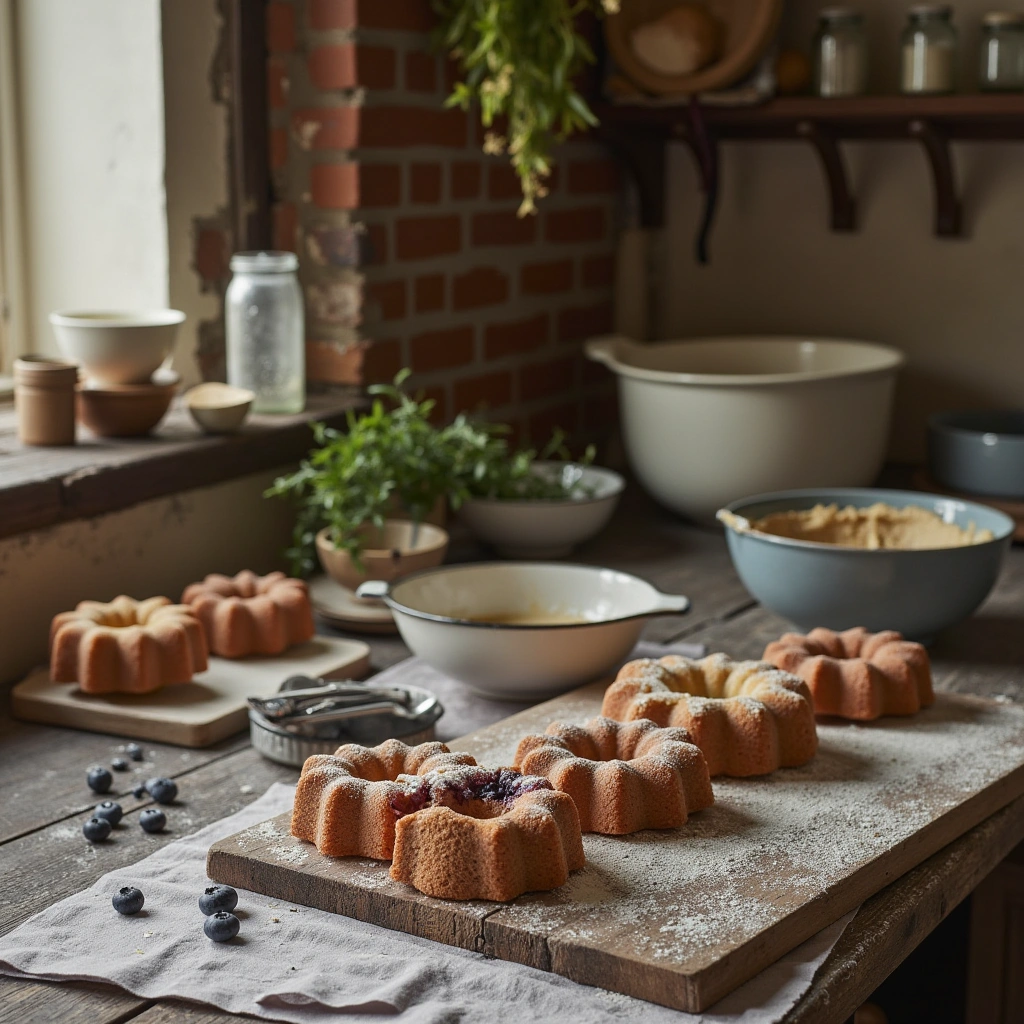 What Are Blueberry Almond Mini Bundt Cakes?