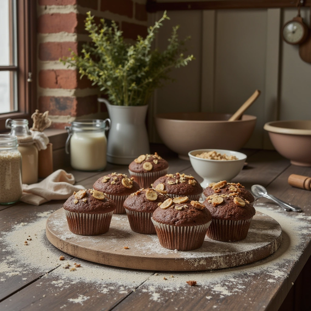 Step-by-Step Guide to Making Chocolate Peanut Butter Banana Muffins