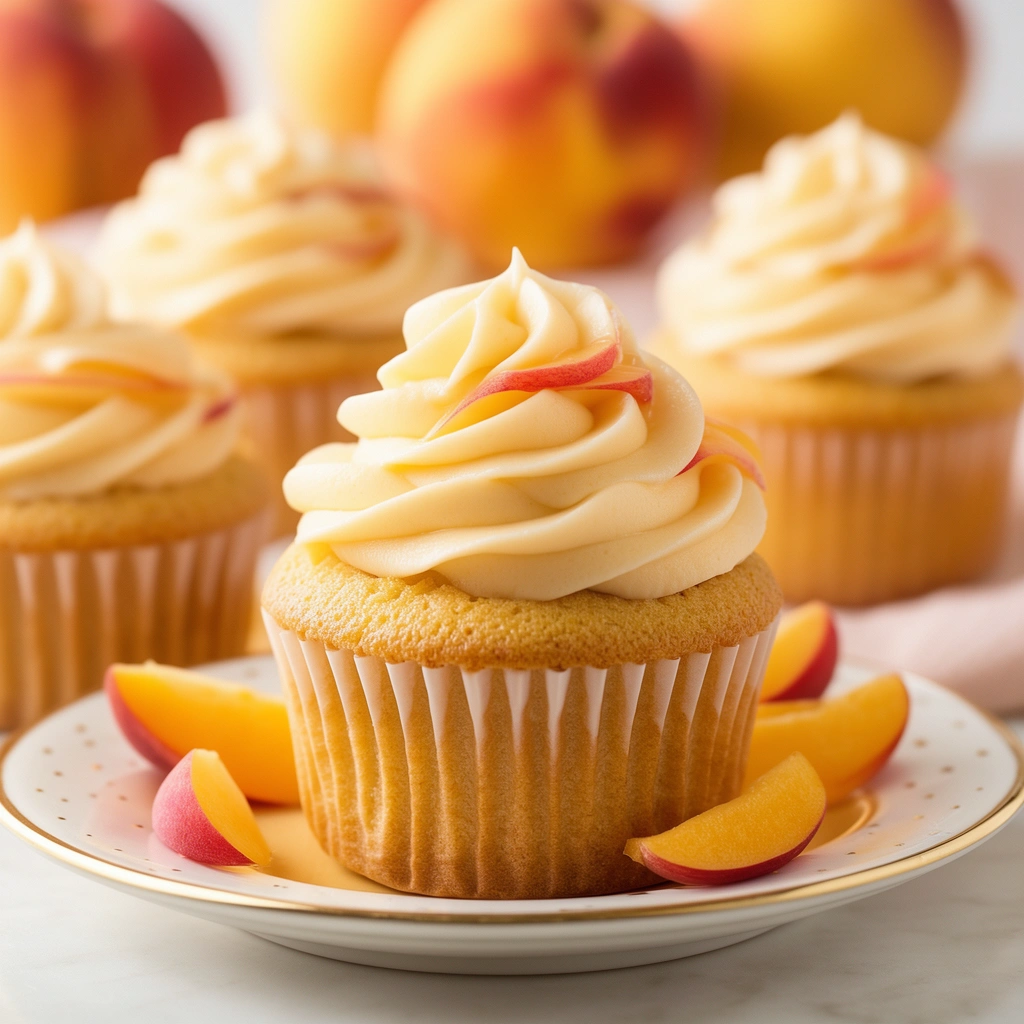 Step-by-Step Recipe for Peaches And Cream Cupcakes