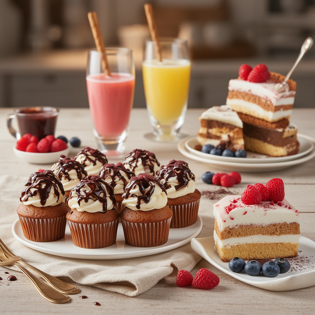 Pairing Hot Fudge Sundae Cupcakes with Drinks and Other Desserts