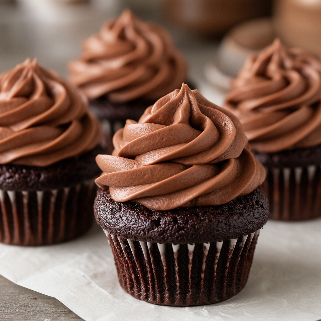 What Are Chocolate Cupcakes With Chocolate Mousse Frosting?