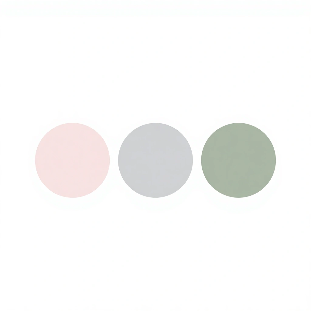 15. Minimalist Pink and Grey with Greenery